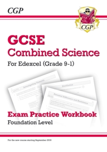 Image for New GCSE Combined Science Edexcel Exam Practice Workbook - Foundation (answers sold separately)