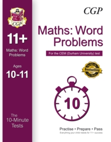 Image for 10-Minute Tests for 11+ Maths: Word Problems (Ages 10-11) - CEM Test