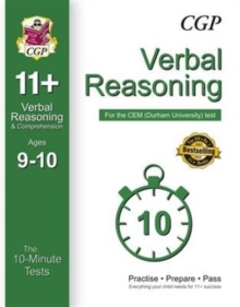 Image for 10-Minute Tests for 11+ Verbal Reasoning (Ages 9-10) - CEM Test