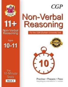 Image for 10-Minute Tests for 11+ Non-Verbal Reasoning Ages 10-11 (Book 2) - CEM Test