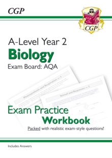 Image for A-Level Biology: AQA Year 2 Exam Practice Workbook - includes Answers
