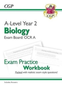Image for A-Level Biology: OCR A Year 2 Exam Practice Workbook - includes Answers