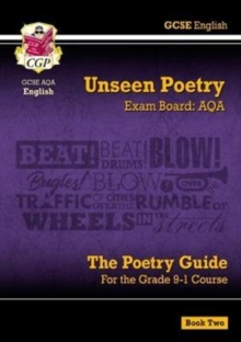 Image for GCSE English AQA Unseen Poetry Guide - Book 2 includes Online Edition