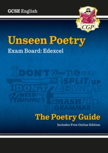 Image for GCSE English Edexcel unseen poetry guide