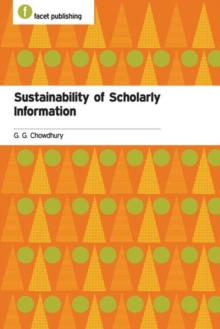 Image for Sustainability of Scholarly Information