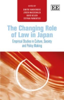 Image for The Changing Role of Law in Japan
