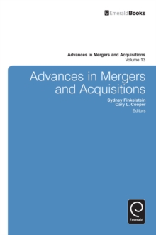 Image for Advances in Mergers and Acquisitions