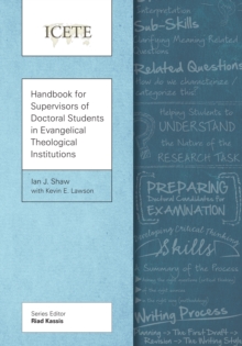 Image for Handbook for Supervisors of Doctoral Students in Evangelical Theological Institutions