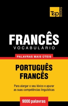 Image for Vocabulario Portugues-Frances - 9000 palavras mais uteis