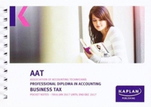 AAT Business Tax FA2016 – Pocket Notes