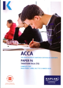Image for ACCA F6 Taxation FA2016 - Complete Text