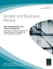 Image for CSR, standardisation and critical management: 9