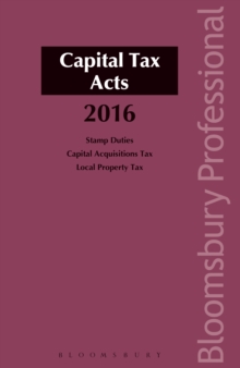 Image for Capital Tax Acts 2016