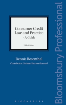 Image for Consumer credit law and practice  : a guide
