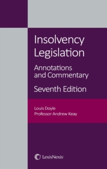 Image for Insolvency Legislation : Annotations and Commentary