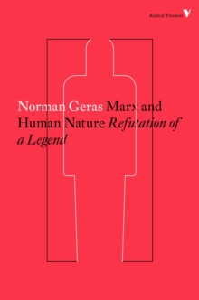 Image for Marx and Human Nature : Refutation of a Legend