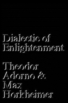 Image for Dialectic of enlightenment