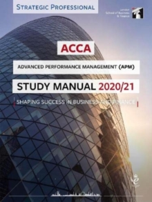 Image for ACCA Advanced Performance Management Study Manual 2020-21 : For Exams until June 2021