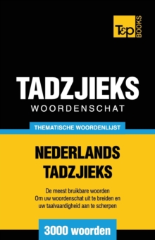 Image for Thematische woordenschat Nederlands-Tadzjieks - 3000 woorden