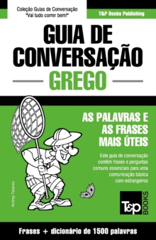 Image for Guia de Conversacao Portugues-Grego e dicionario conciso 1500 palavras