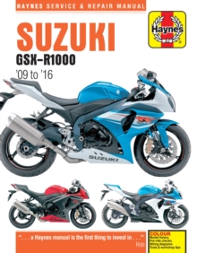 Suzuki GSX-R1000 (09 – 16) Haynes Repair Manual