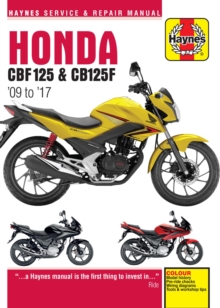 Image for Honda CBF125 & CB125F ('09 To '17)
