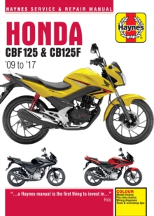 Honda CBF125 & CB125F (’09 To ’17)