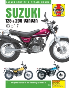 Suzuki RV125/200 VanVan (03 – 17) Haynes Repair Manual