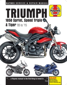 Image for Triumph 1050 Sprint, Speed Triple & Tiger (05 - 15)