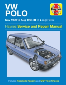 VW Polo Petrol (Nov 90 – Aug 94) Haynes Repair Manual