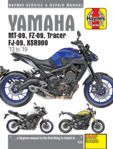 Yamaha MT-09, FZ-09, Tracer, FJ-09, XSR900 (03 -19): 2013 to 2019