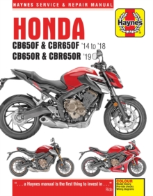 Honda CB650F & CBR650F, CB650R & CBR650R (14 – 19): 2014 to 2019