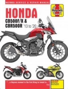 Image for Honda CB500F/X & CBR500R update (13 -20) : 2013 to 2020