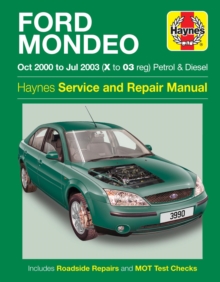 Image for Ford Mondeo Petrol & Diesel (Oct 00 - Jul 03) Haynes Repair Manual