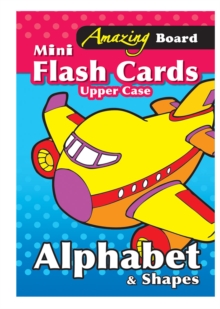 Image for Amazing Board Mini Flash Cards Upper Case Alphabet & Shapes