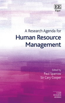 Image for A research agenda for human resource management