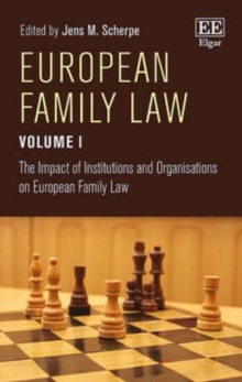 Image for European Family Law Volume I