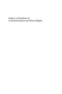 Image for Judges as guardians of constitutionalism and human rights