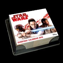 Star Wars Desk Block 2019 Calendar Page A Day Desk Block Format