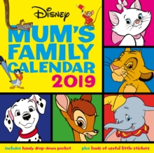 Image for Disney Classic Mums Family Calendar Official 2019 Calendar - Square Wall Calendar Format