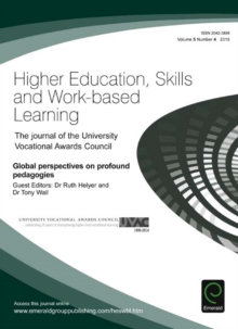 Image for Global perspectives on profound pedagogies: Higher Education, Skills and Work-Based Learning