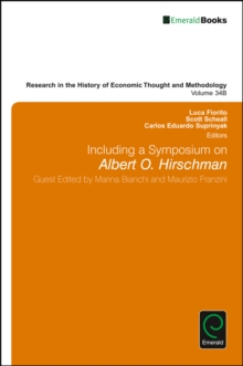 Image for Including a Symposium on Albert O. Hirschman