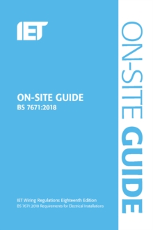 Image for On-site guide  : BS 7671:2018