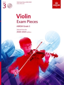 Image for Violin Exam Pieces 2020-2023, ABRSM Grade 3, Score, Part & CD