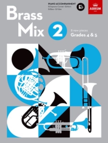 Image for Brass Mix, Book 2, Piano Accompaniment E flat : 8 new pieces for Brass, Grades 4 & 5