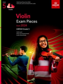 Image for Violin Exam Pieces from 2024, ABRSM Grade 5, Violin Part, Piano Accompaniment & Audio