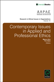 Image for Contemporary Issues in Applied and Professional Ethics