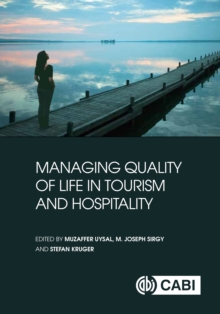 Image for Managing quality of life in tourism and hospitality