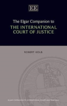 Image for The Elgar Companion to the International Court of Justice