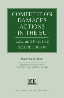 Image for Competition damages actions in the EU: law and practice
